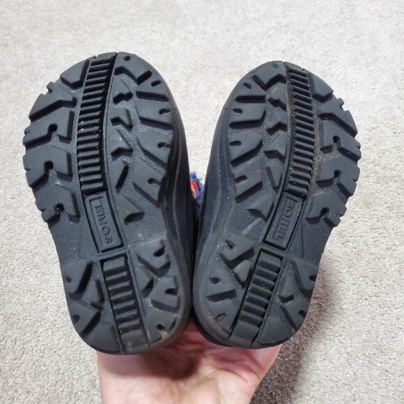 Sorel Kids Blue and Red Snow Boots - Picture 8 of 12